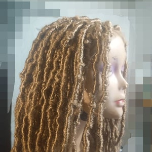 Braided wig, butterfly locs wig ,dread locs,full lace wig  ,faux locks, dreadlocks wig ,goddess locks wig ,braided wigs for black women