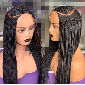 Braided wig, Ghana braided wigs  , braided wig,cornrow braid lace wig, cornrow wigs, frontal lace braided wig,Ghana weaving braided wig