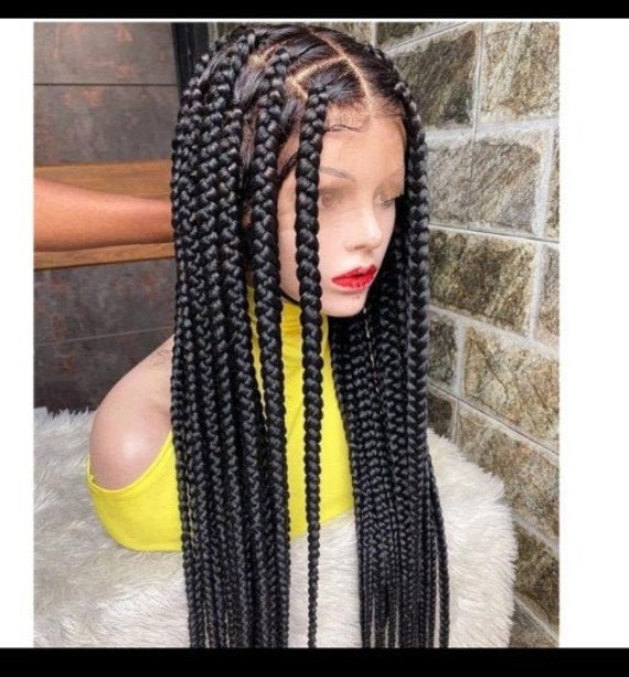 Braided Wig, Medium Size Box Braids, Box Braid, Braids, Senegalese