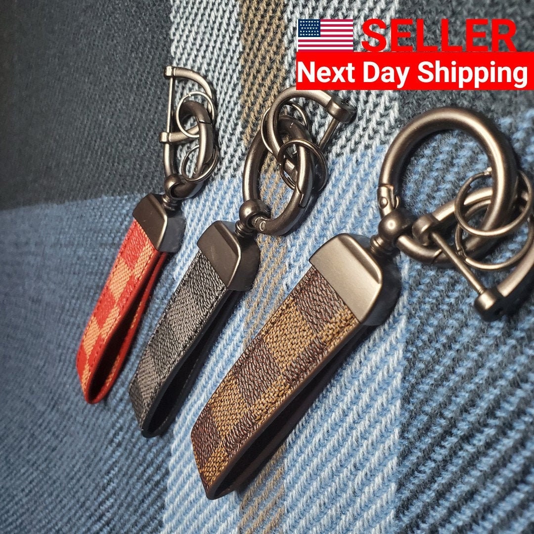 Bag Charm Purse Charm Chain - Gold or Silver - Mini Classy Curb Diamond Cut  Chain - Swivel Clasp + Keyring