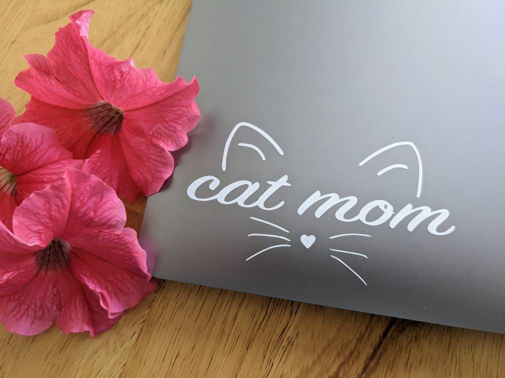 Cat Grandma Vinyl Bumper Sticker - 5 Inch Waterproof Decal For Cars, Laptops, Windows