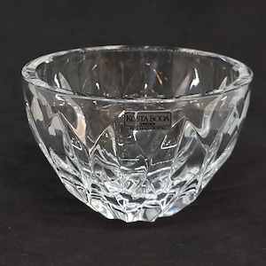 Full Lead Crystal Kosta Boda Glass Bowl | Made in Sweden |