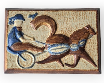 Stentoj Soholm Joseph Simon Wall Relief True Danish Vintage Design