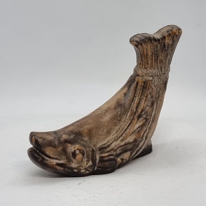 Lerlaxen Irma Yourstone Ceramiczna rzeźba ryby | Wyprodukowano w Szwecji | Skandynawska, nowoczesna figurka | Nordycki design |