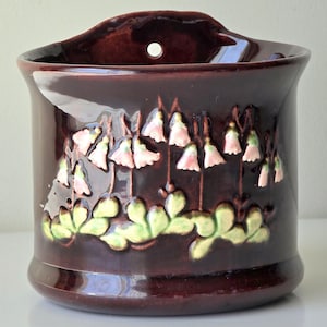 Vintage Jie Gantofta Sweden Ceramic Wall Flower Planter By Aimo Nietosvuori | Made in Sweden |