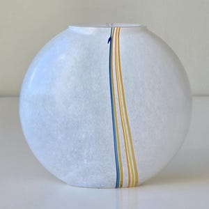 Vintage Kosta Boda Glass &quot;Rainbow&quot; Vase by Bertil Vallien | Made in Sweden |