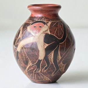 工芸品 Sun Juan de Oriente pottery San Juan De Oriente Heliberto Bracamonte Nicaragua Pottery