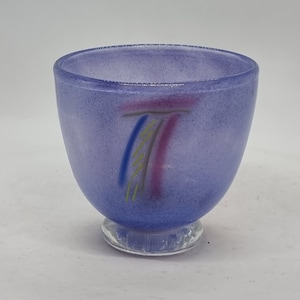Vintage Purple Glass Small Bowl | Made in Sweden | Art Glass |