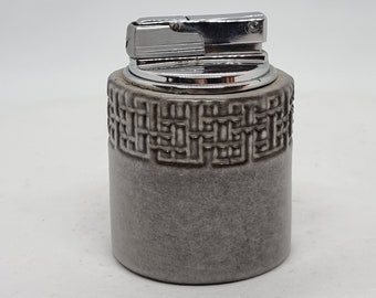 Raro encendedor de mesa Upsala Ekeby "Granit" de Hjordis Oldfors / Upsala-Ekeby, Suecia /