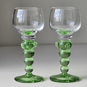 Vintage Gullaskruf Swedish Handmade Wine Glasses