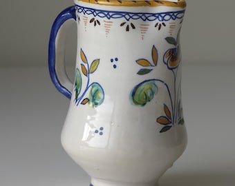 Vintage Handpainted Pottery Pitcher/ Vase |