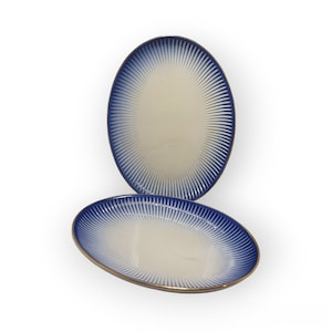 Mid-Century Søholm Hammersø Denmark Faience Plates/Platters | Made in Denmark |