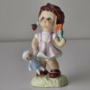 Figura japonesa vintage / Coleccionable de mediados de siglo /