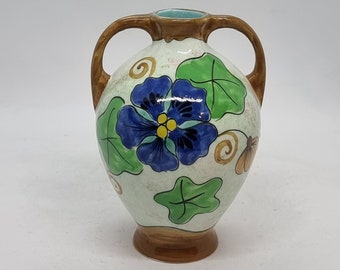 Vintage holandés Goedewaagen Gouda Amphora Jarrón / Hecho en Holanda /