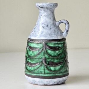 Strehla Keramik 東ドイツ陶器 ピッチャー花瓶 Fat Lava No 999