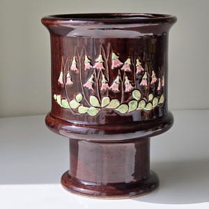 Vintage Jie Gantofta Sweden Ceramic Vase By Aimo Nietosvuori | Made in Sweden |