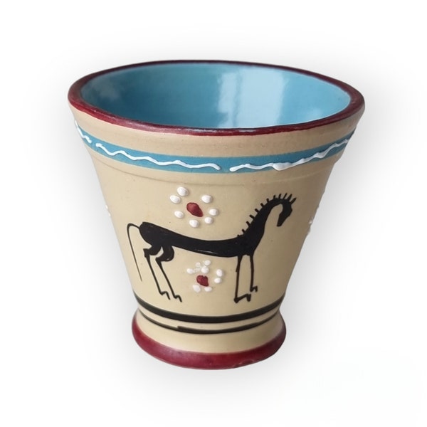 Vintage Deruta Ceramic Cup | Made in Italy by Serafino Volpi |