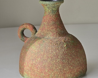 ファットラバ花瓶：ミッドセンチュリーモダンのジャスバ・ケラミック製