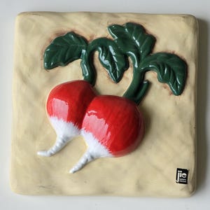 Vintage Jie Gantofta Ceramic Wall Plaque | Design by Madeleine Hillgrund | Made in Sweden |