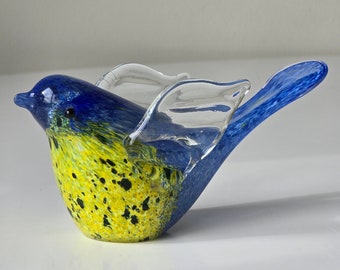 【FMkonstglasコンストグラス】ガラス製 鳥のオブジェ ペーパーウエイト FMkonstglasコンストグラス】ガラス製 鳥のオブジェ ペーパーウエイト