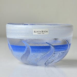 Vintage Kosta Boda “Taiga” Candleholder by Monica Backström – Sweden, 1980s