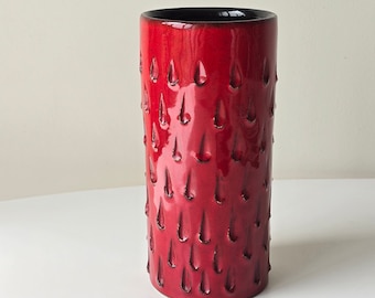 イタリア ミッドセンチュリー VASE fratelli fanciullacci イチゴ 装飾