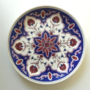 Vintage DAKAS Keramik Archangelos Wall Plate | Handcrafted Greek Ceramic Art |