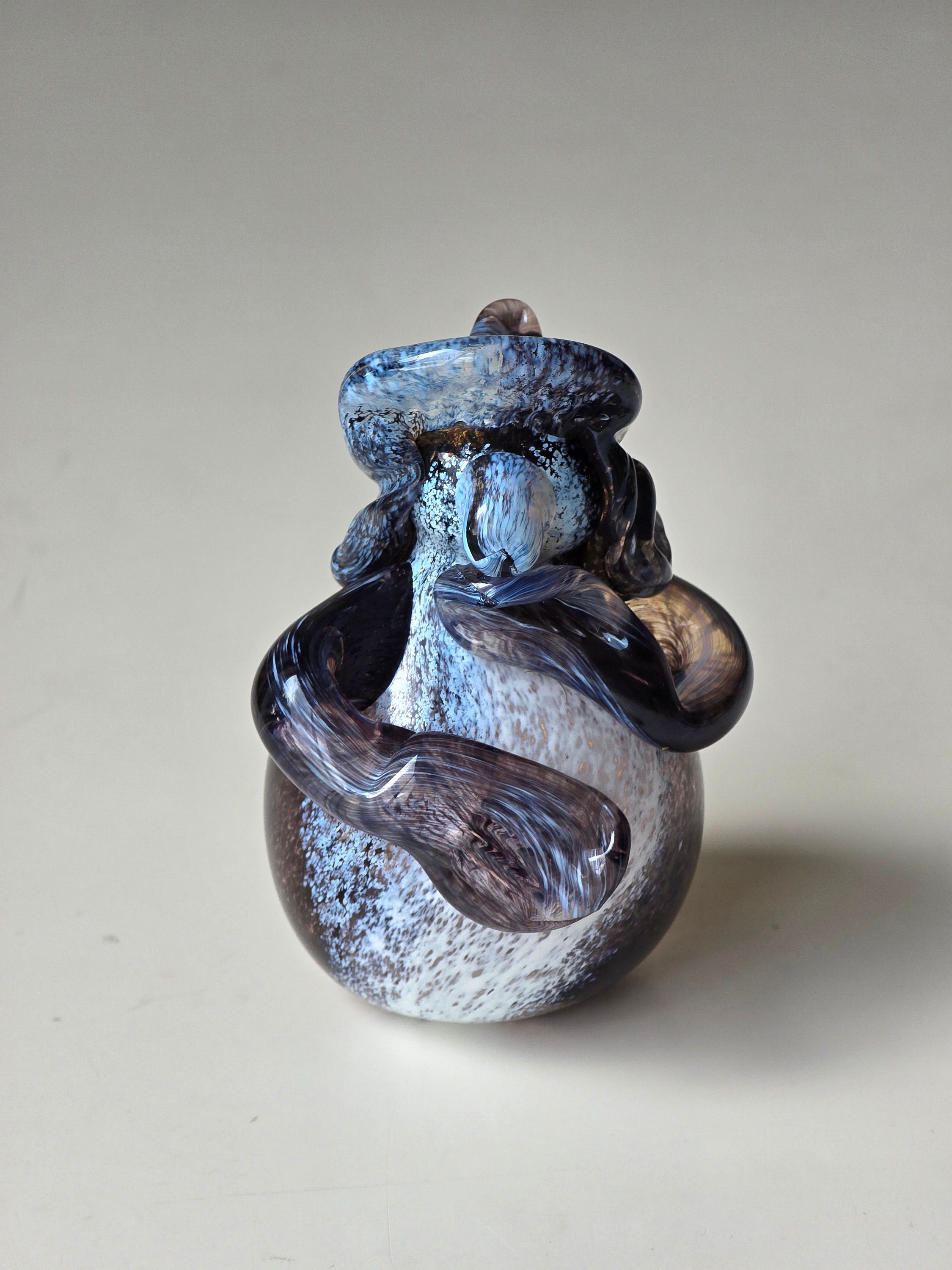 1990年代のスウェーデン製ヴィンテージガラスアートSEA Glasbruk