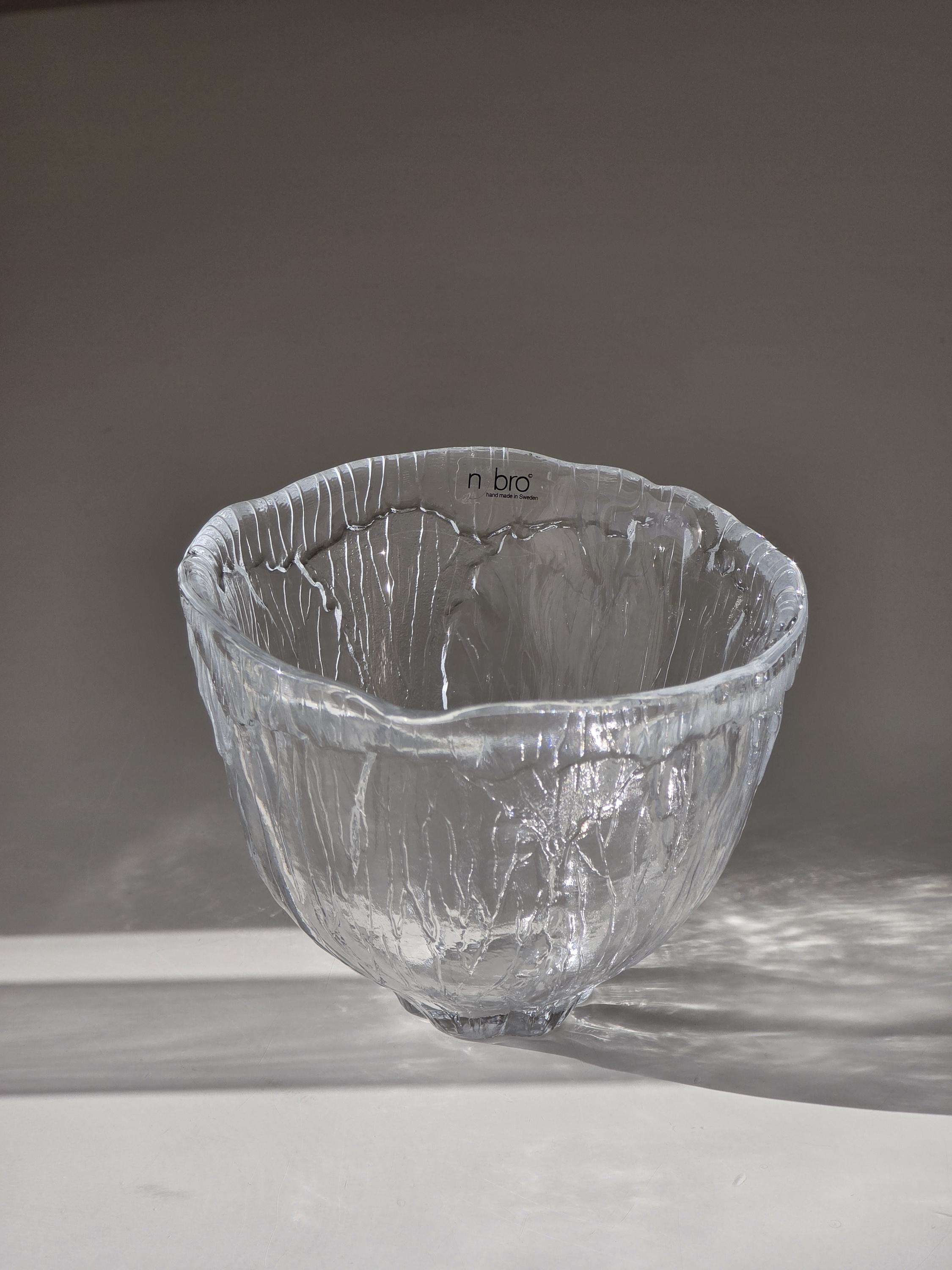 Nybro Crystal Sweden スウェーデン購入アートガラス ボウル Nybro Glass Bowls - Etsy