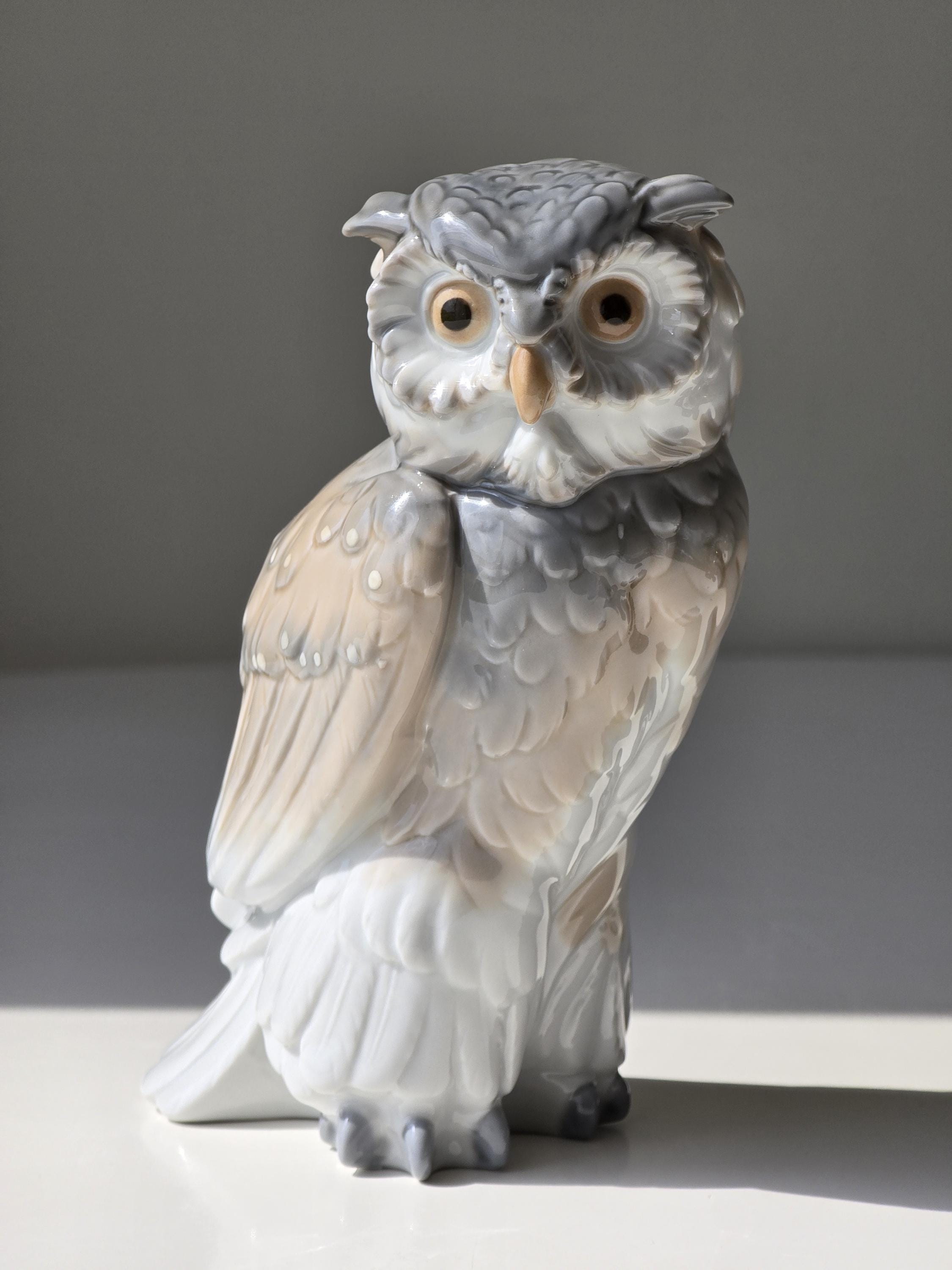 Vintage 1979 NAO by Lladró Porcelain Owl Figurine