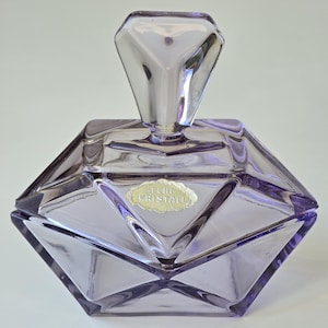Vintage Echt Kristall Purple Crystal Trinket Jewelry Box – Made in Germany