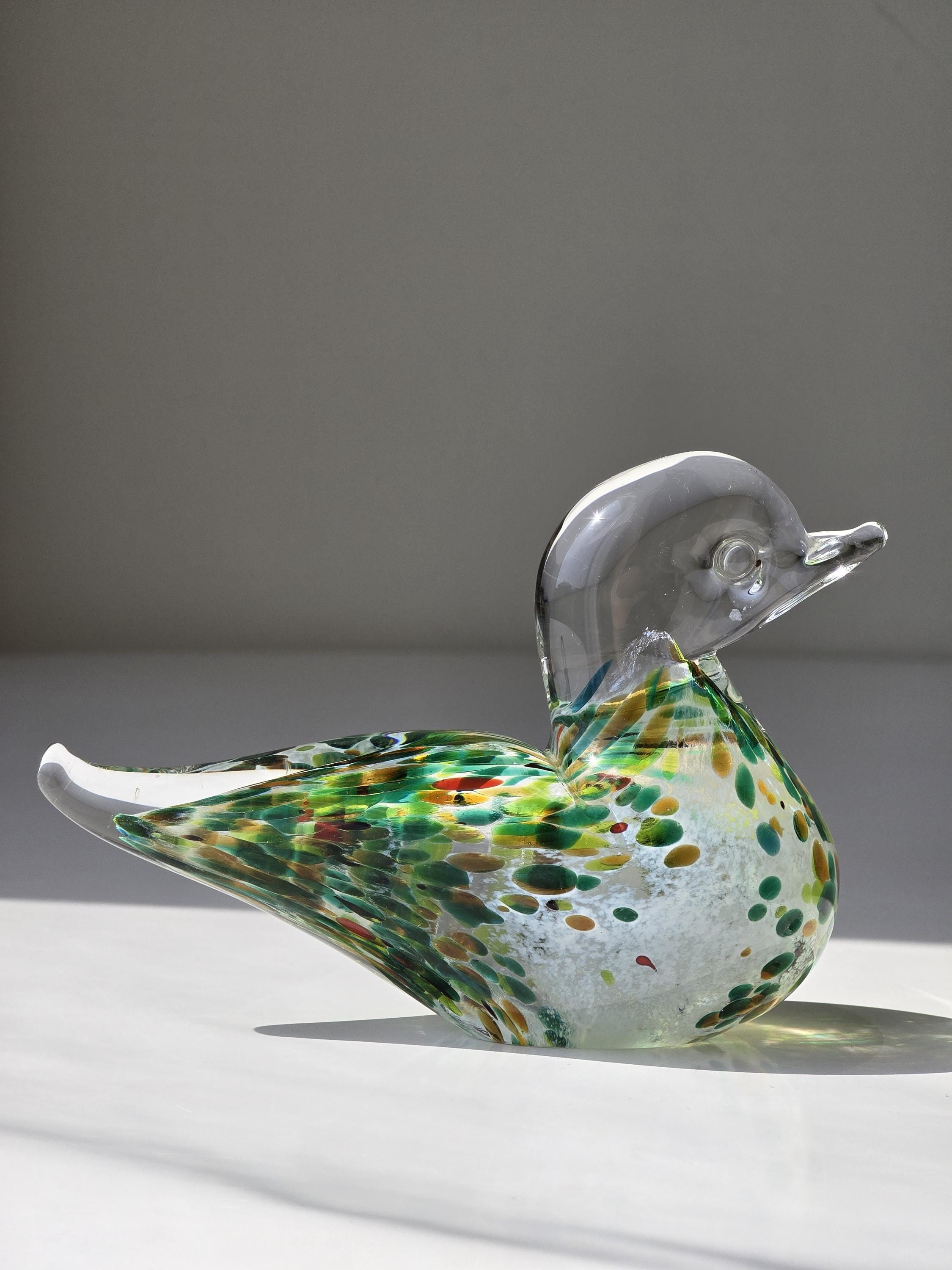 Marcolin ガラス製 鳥のオブジェ Marcolin ガラス製 鳥のオブジェ ガラス インテリア