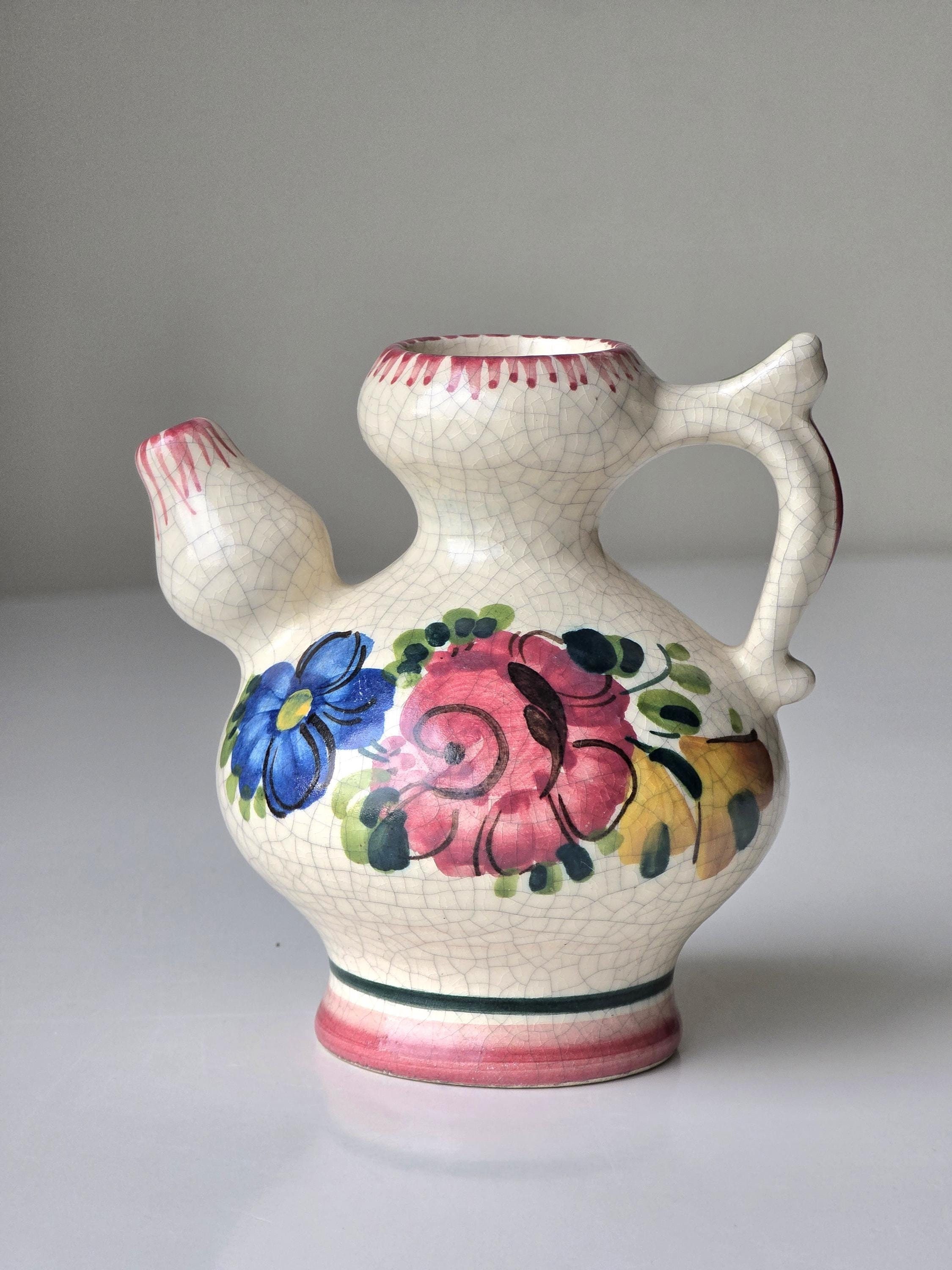 GMUNDNER KERAMIK Tasse à Café Lisse | Capacité : 0.24 Litre | Fleurs | Vaisselle, Fabriquée à La Main En Autriche