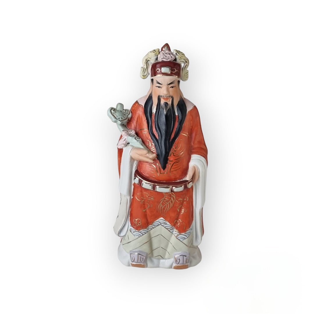 福禄寿喜湯呑  み茶碗  茶道   装飾品   工芸品 美術品 置物 古美味】十五代永楽善五郎(正全)造 仁清茶碗 福海 茶道具 保証品