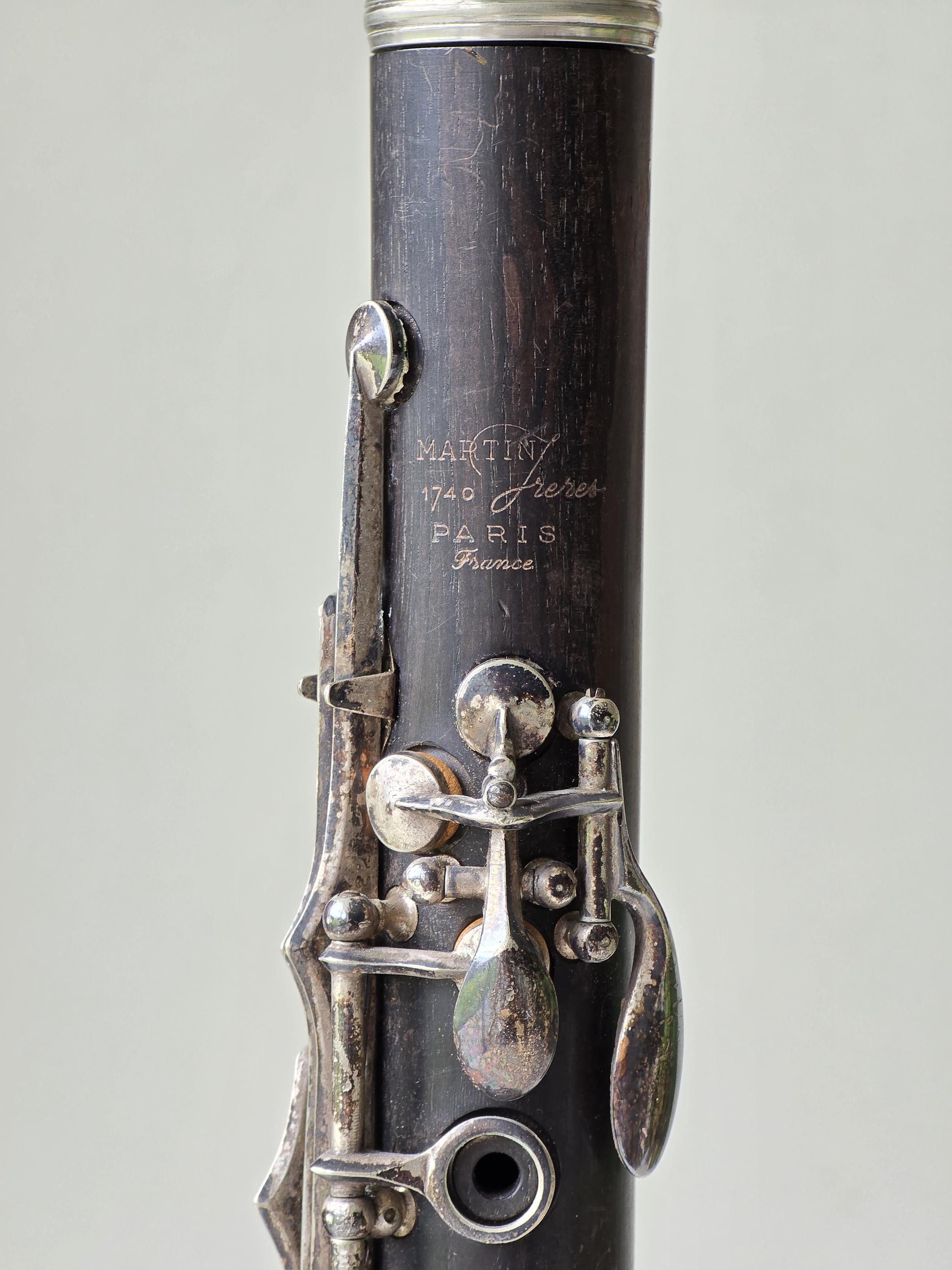 Martin Frères 1740 Paris Clarinet | Mounted Decorative