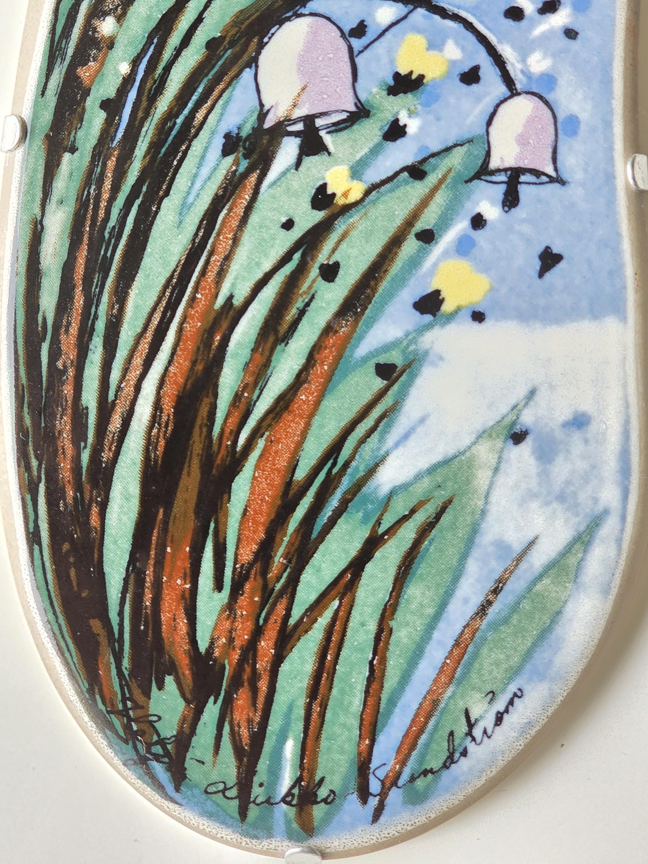 Vintage Arabia Finland Wall Plate by Heljä Liukko-sundström