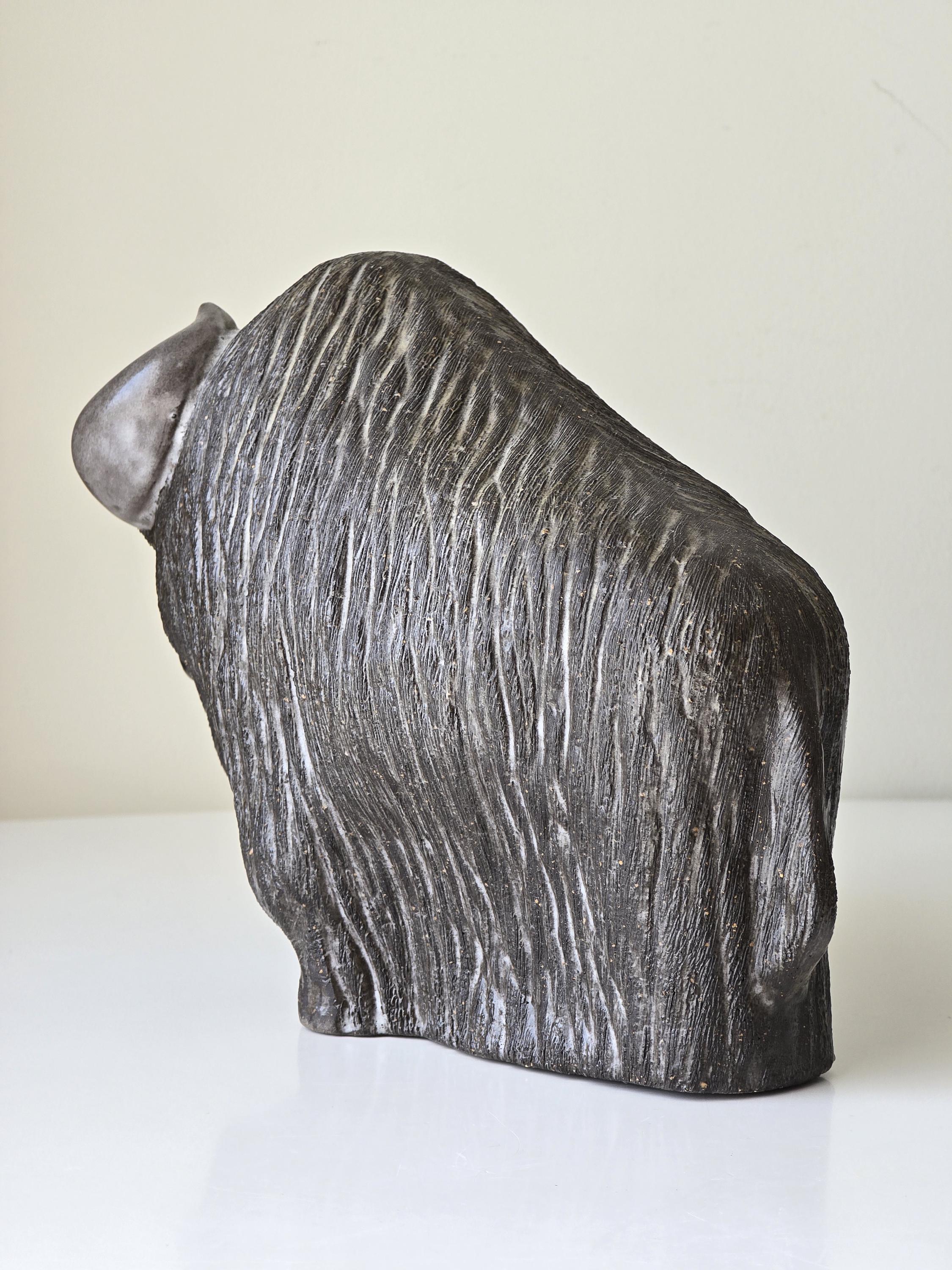 Upsala Ekeby Goran Andersson Bison 置物