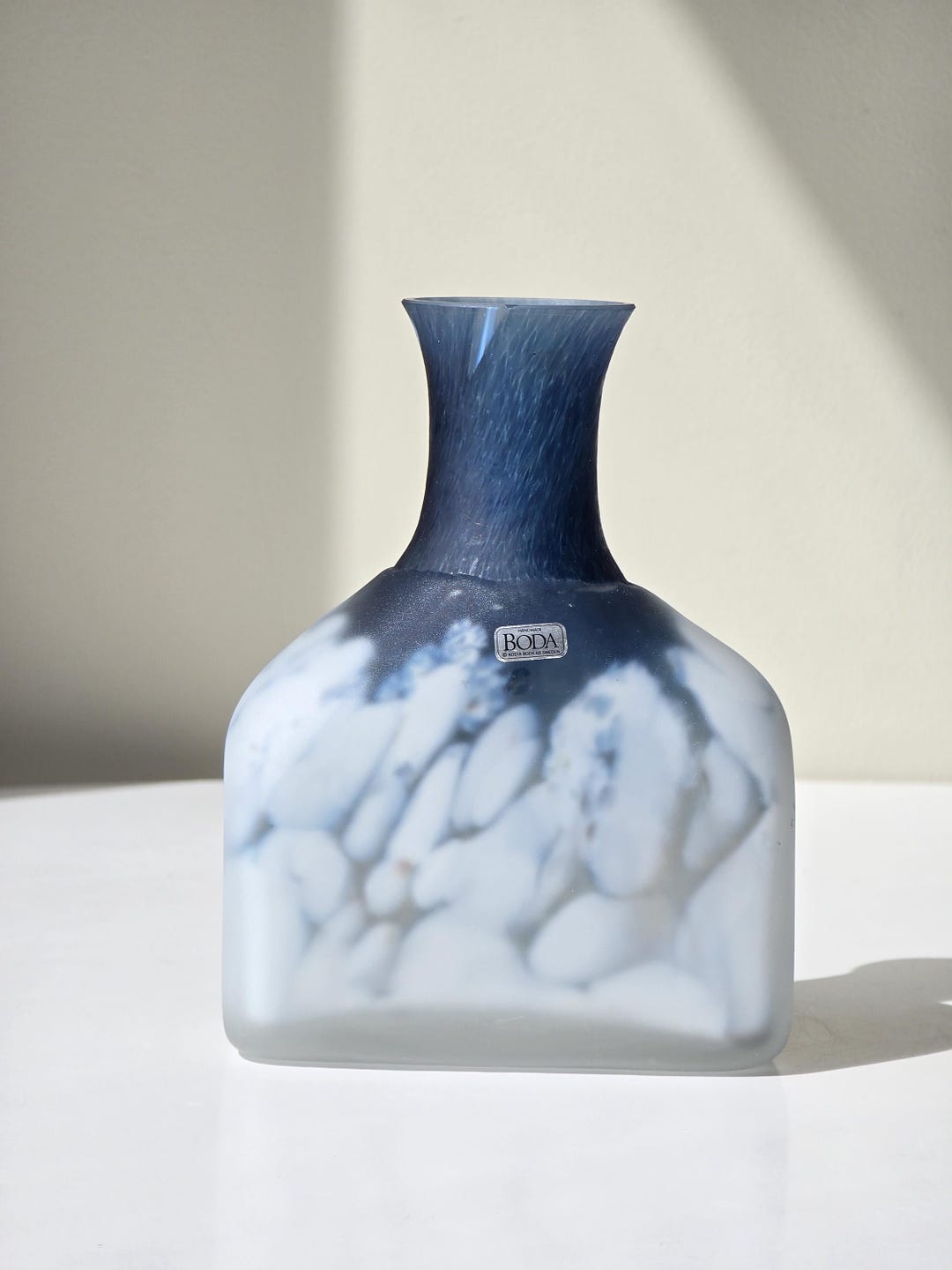 美品　コスタボダ　モニカ　バックストロム　ガラスオブジェ　花器　北欧雑貨1101 美品 コスタボダ モニカ バックストロム ガラスオブジェ 花器 北欧雑貨