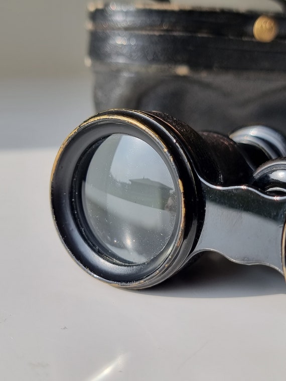 19thc Antique Lemaire Fabt Paris Brass Opera Binoculars With
