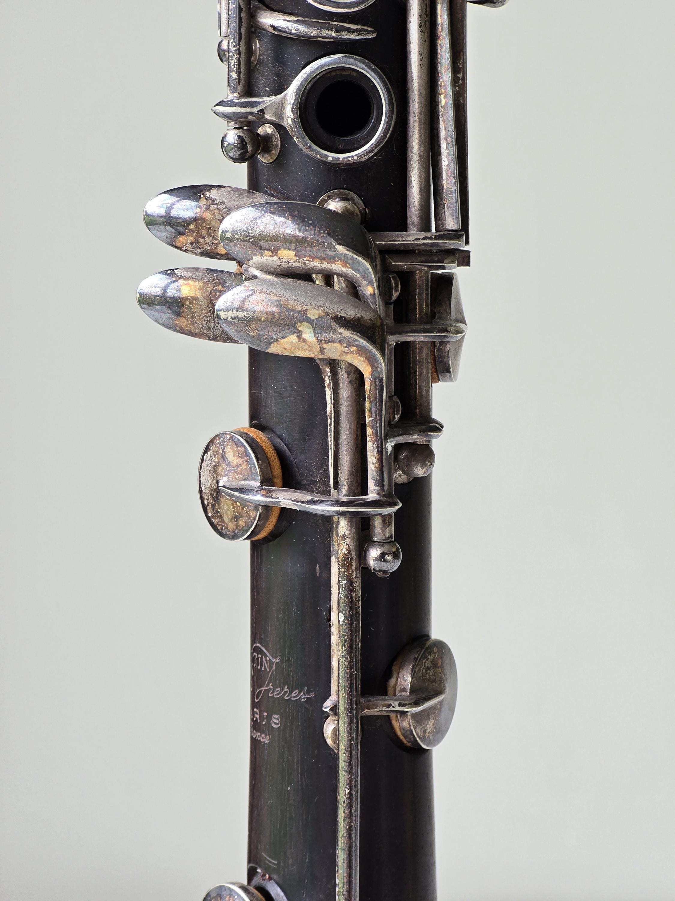 Martin Frères 1740 Paris Clarinet | Mounted Decorative