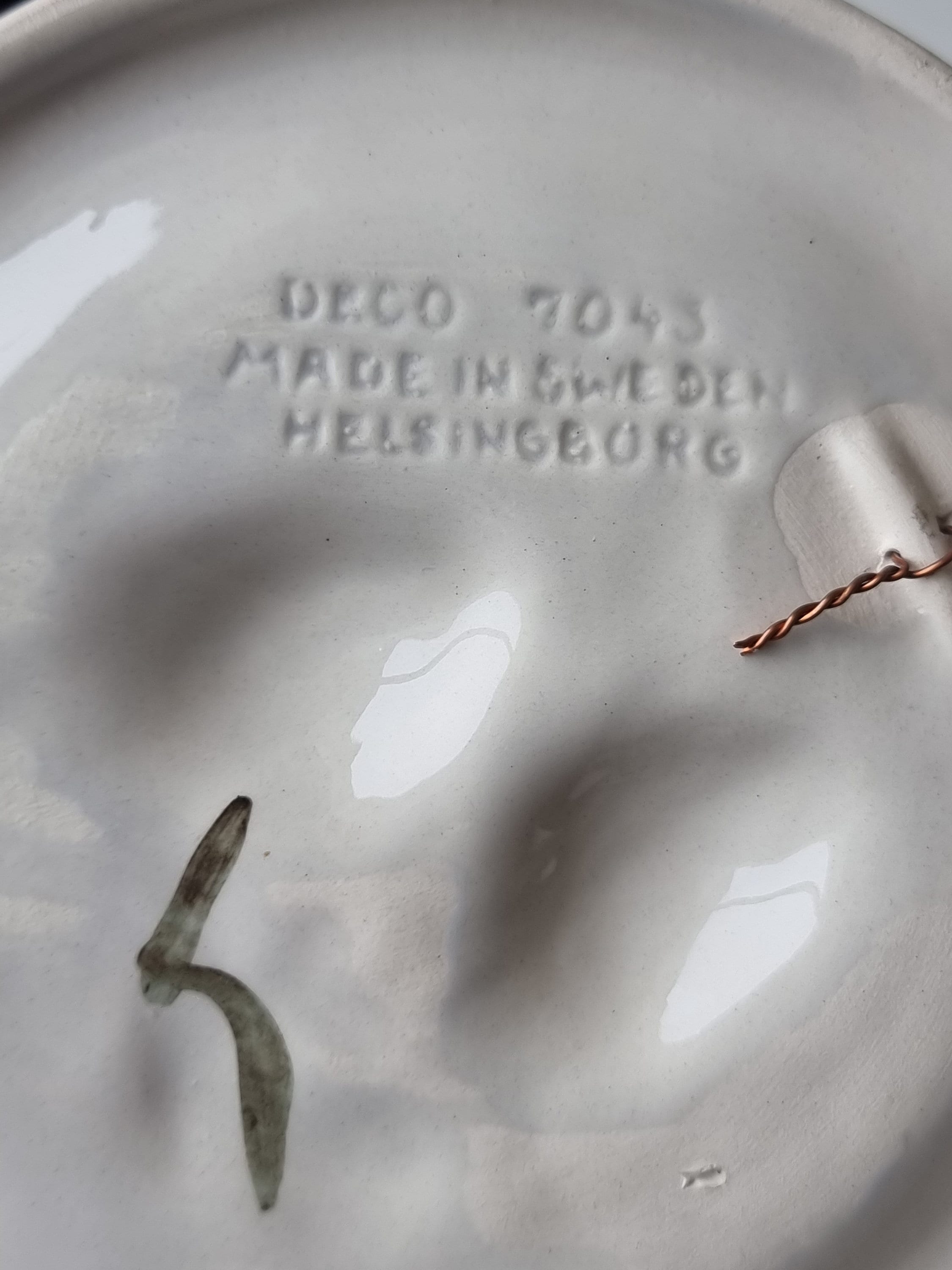 DECO Helsingborg Ceramic Wall Plate | Designed by B.johansson 