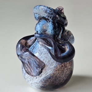 Vintage Swedish Art Glass Sculpture - Troll