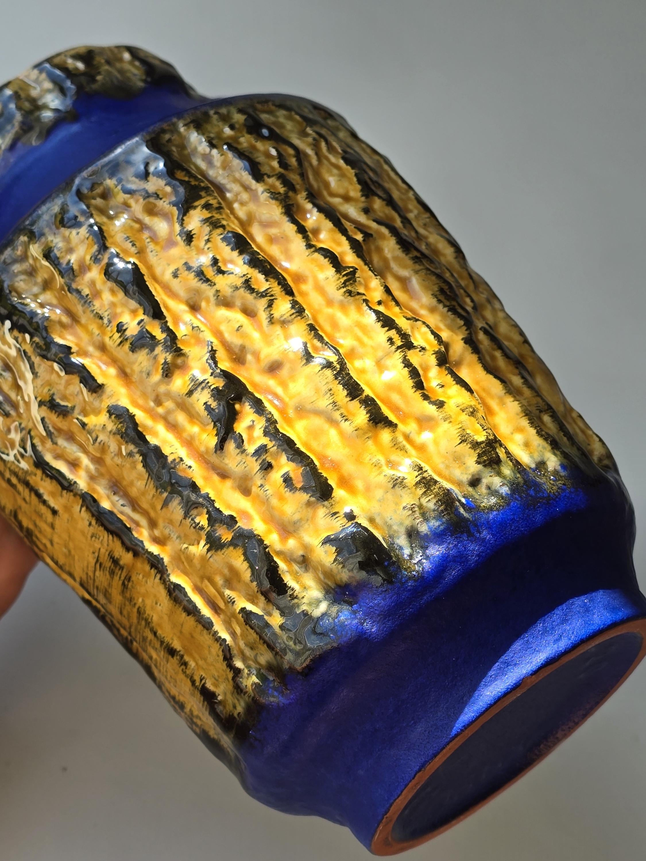 Vintage Carstens Tönnieshof Vase by Heinz Siery – Fat Lava, 1960s