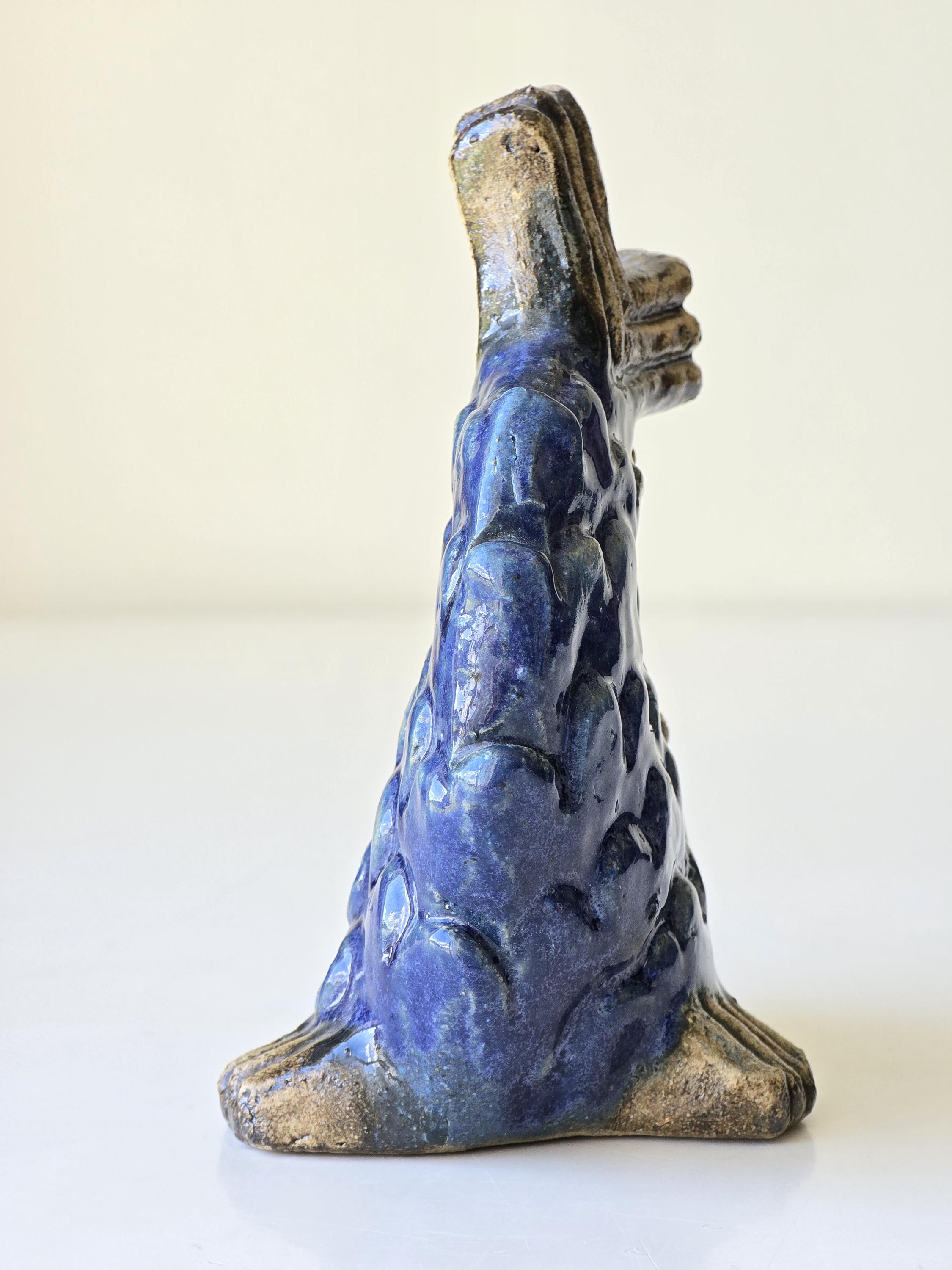 Vintage Ego Stengods Willy Fischer Fish Sculpture | Made in Sweden