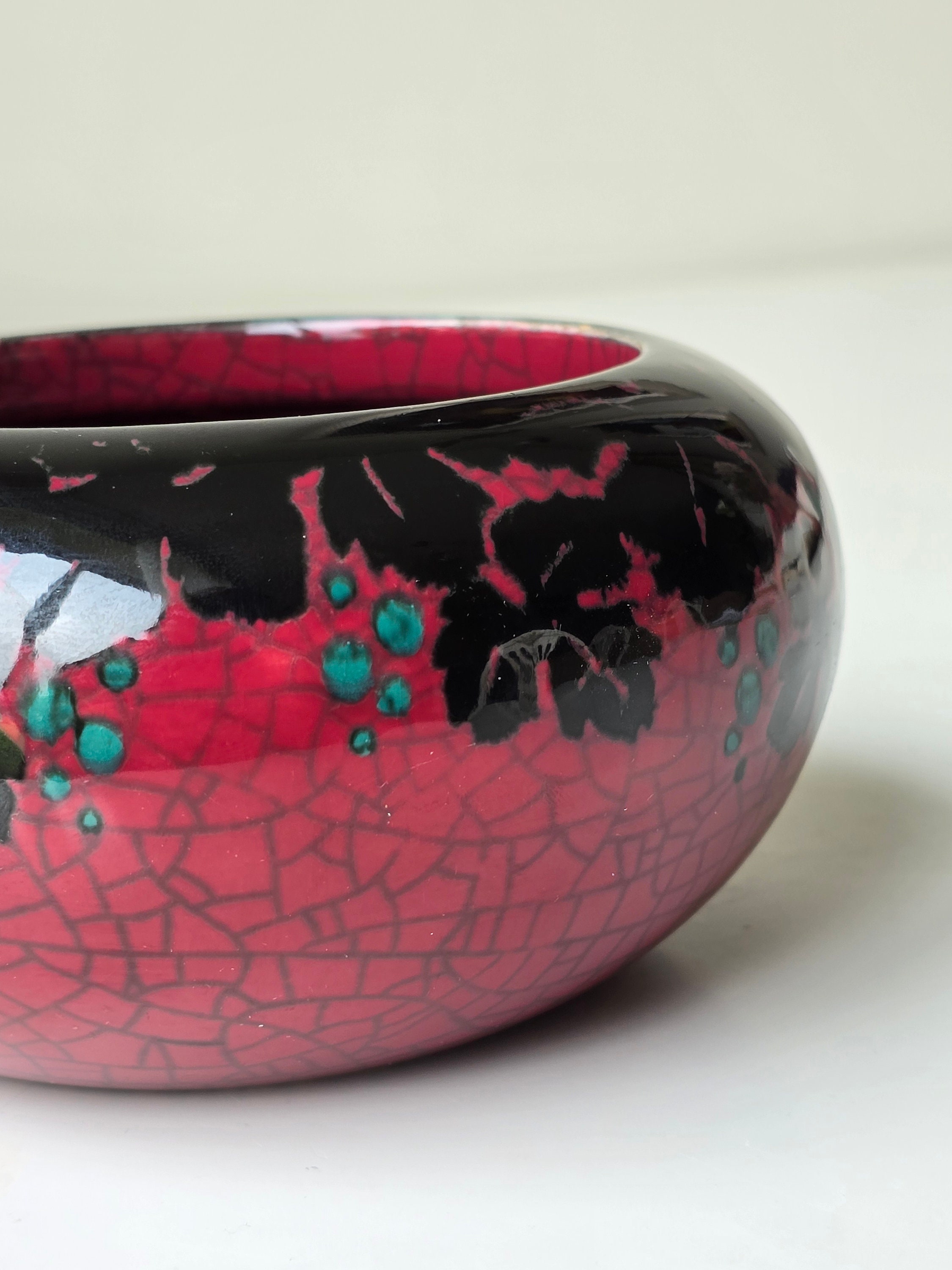 アンティーク アール ヌーボー (1890-1910) ボウル、クリスチャン ノイ