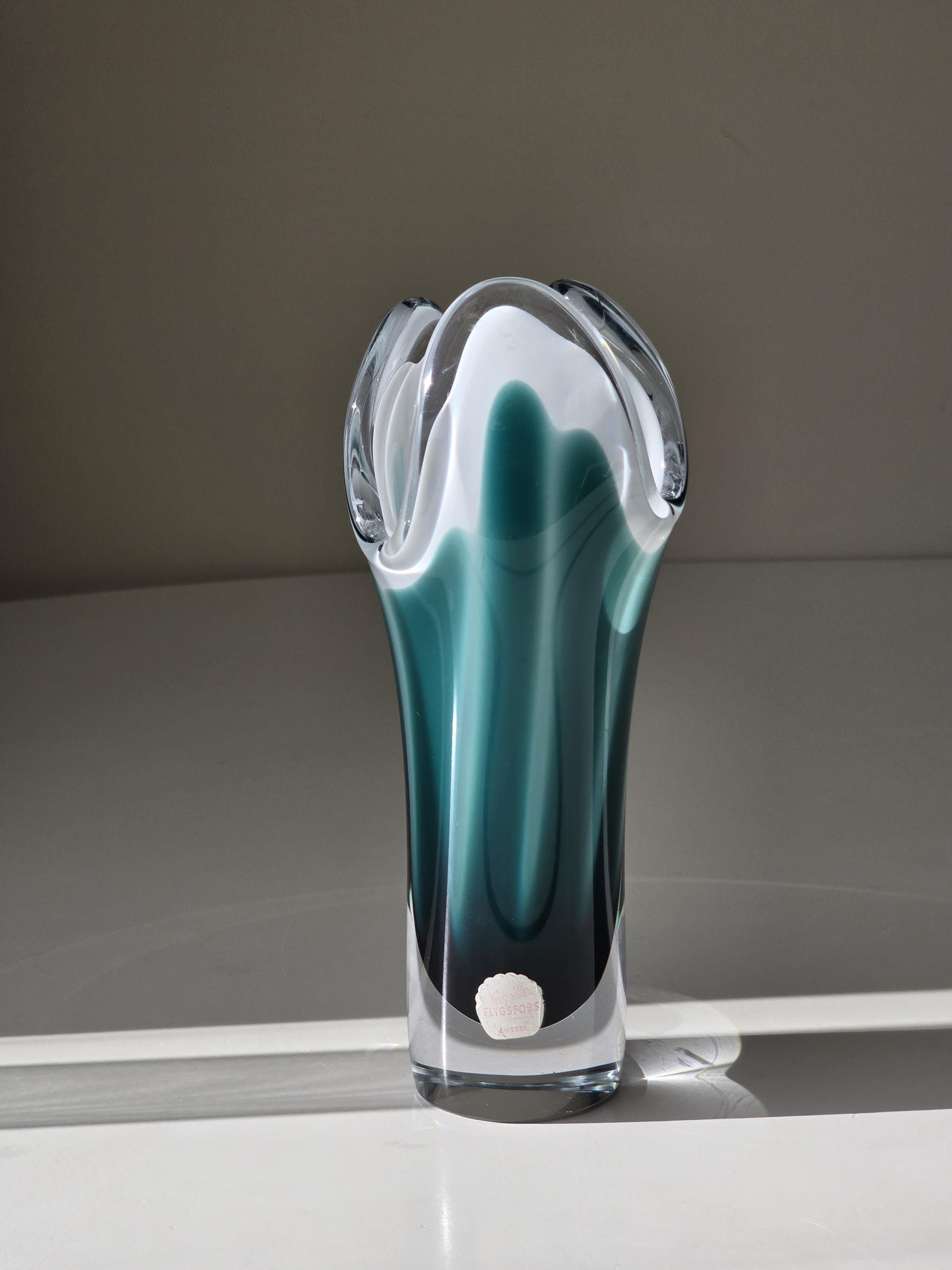 工芸品 Swedish Flygsfors art glass Coquille 工芸品 Swedish Flygsfors art glass Coquille Vintage