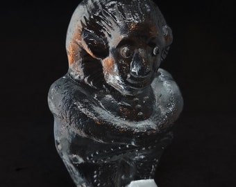 ヴィンテージ ガラス トロール ペーパーウェイト | スウェーデン製