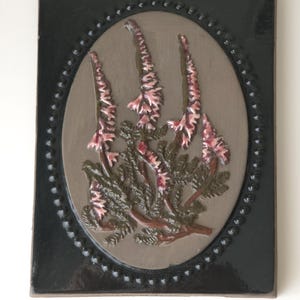 Vintage Jie Gantofta Sweden Ceramic Wall Plaque By Aimo Nietosvuori | Made in Sweden |