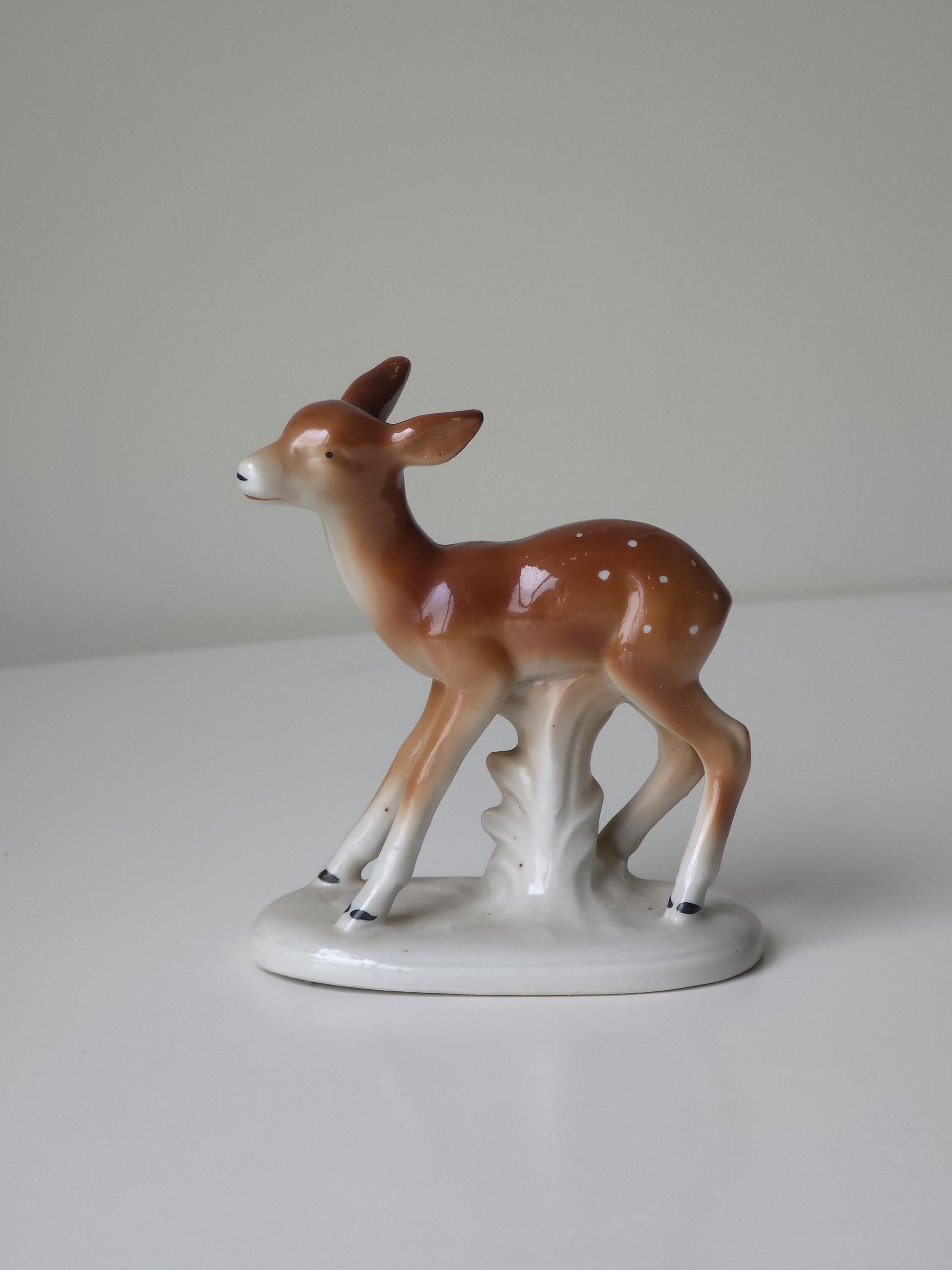 Vintage WKC Weiss Kuhnert & Co. Porcelain Fawn Figurine