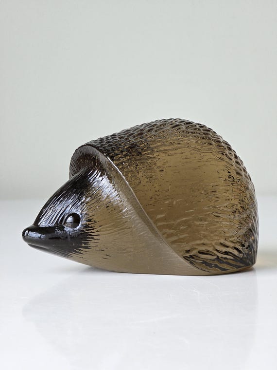 Rare Kosta Boda Hedgehog Art Glass Sculpture – Paul Hoff
